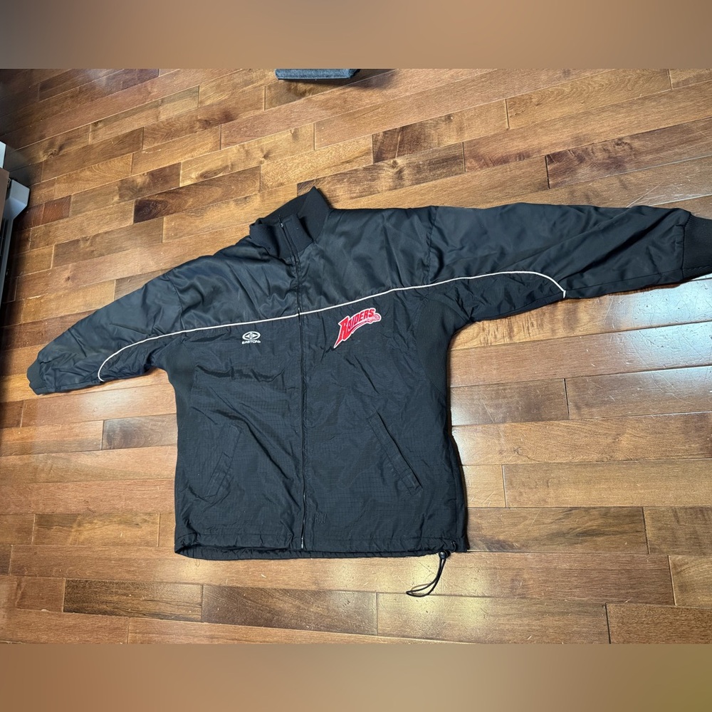 Easton Raiders 2002 Mens L Jacket Black Embroidered